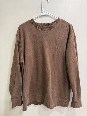 Joe Boxer Brown Crewneck Sweatshirt